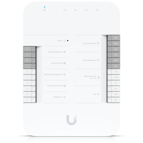 An advanced Gate Hub enabling - seamless gate access control - via connected Access readers or Intercom. - Warranty: 24MUbiquiti0810084699997UA-HUB-GATE