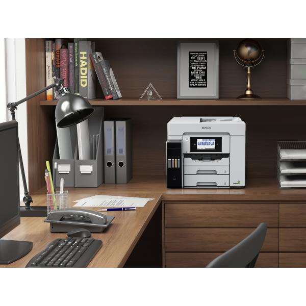 Epson EcoTank Pro ET-5885 Ad inchiostro A4 4800 x 1200 DPI 25 ppm Wi-Fi (Epson EcoTank Pro ET-5885 Inkjet Printer Multi Function)Epson8715946734651C11CJ28405BA