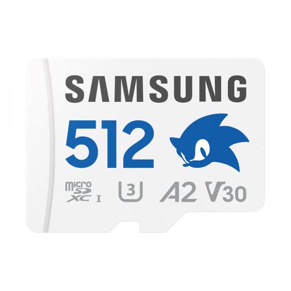 Samsung MB-MD512S 512 GB MicroSDXC UHS-I Classe 10 (FD 512GB Sonic ProPlus V30 A2 MicroSD+AD)Samsung8806095844640MB-MD512SA/LC1