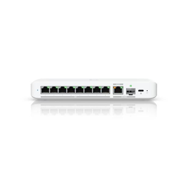 Ubiquiti UniFi Flex 2.5G Gestito L2 2.5G Ethernet [100/1000/2500] Montaggio da desktop/parete Bianco (8P Ubiquiti USW-Flex-2.5G-8 M)UbiquitiUSW-FLEX-2.5G-8