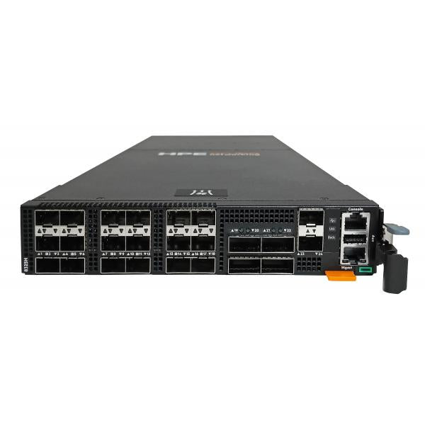 HPE Aruba Networking CX 8325H 18p SFP28 25G 4p QSFP28 100G BacktoFront 4xFan 2xPSU Gestito L3 1U (ANW 8325H 18Y 4C BF 4FS 2-STOCK - .)HpeS4B21A