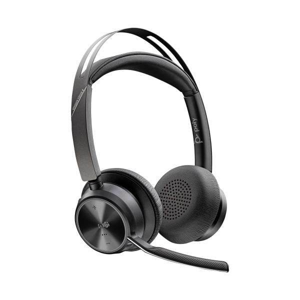 Poly Voyager Focus 2-M - Customer Special 1 - headset - on-ear - Bluetooth - wireless - active noise cancelling - USB-C via Bluetooth adapter - black - Certified for Microsoft TeamsHp0198415336507A4HT0AA#AC3