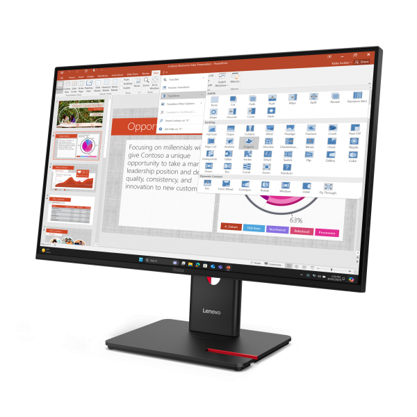 Lenovo ThinkVision T27-40 Monitor (THINKVISION T27-40 27INCH - WLED 21:9 [3440X1440] 109DPI 4MS)Lenovo019815581559164A5MAT6UK