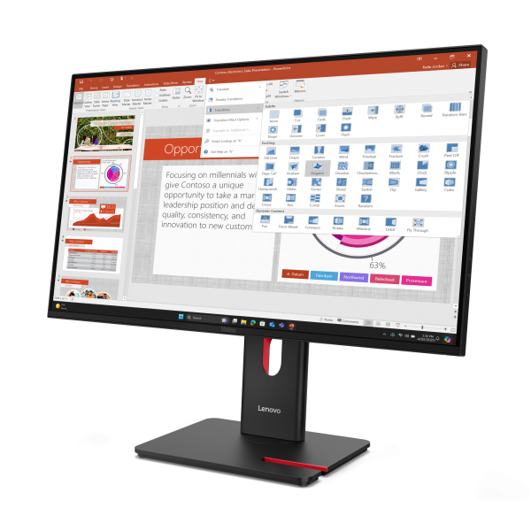 Lenovo ThinkVision T27-40 Monitor (THINKVISION T27-40 27INCH - WLED 21:9 [3440X1440] 109DPI 4MS)Lenovo019815581559164A5MAT6UK