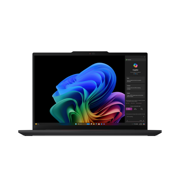 Lenovo ThinkPad T14s Gen 6 [Snapdragon] Copilot+ PC X1P-42-100 Computer portatile 35,6 cm [14] WUXGA 16 GB LPDDR5x-SDRAM 512 GB SSD Wi-Fi 7 [802.11be] Windows 11 Pro Inglese UK Nero (T14s G6 XIP-42-100 16/512 W11P) - Versione UKLenovo019815530741621N...