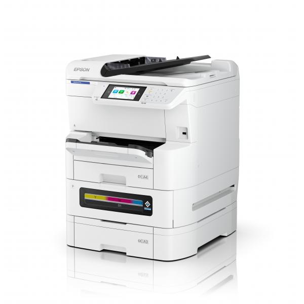 Epson WorkForce Pro EM-C8100RDWF Ad inchiostro A3 4800 x 1200 DPI Wi-Fi (Epson WorkForce Pro EM-C8100RDWF - Stampante multifunzione - colore - ink-jet - A3 [supporti] - fino a 22 ppm [copia] - fino a 25 ppm [stampa] - 335 fogli - 33.6 Kbps - USB 2.0,...
