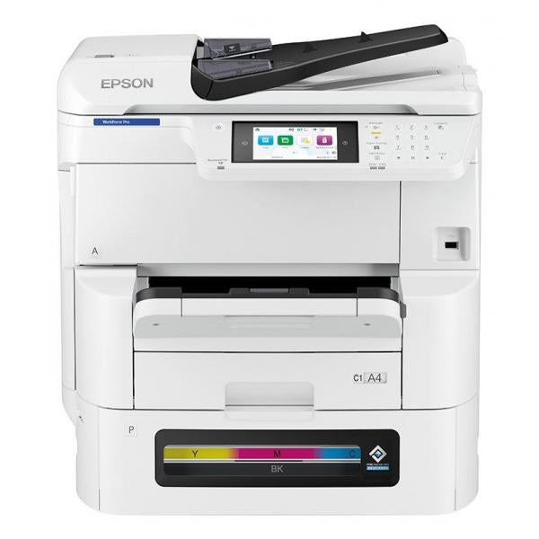 Epson WorkForce Pro EM-C8100RDWF Ad inchiostro A3 4800 x 1200 DPI Wi-Fi (Epson WorkForce Pro EM-C8100RDWF - Stampante multifunzione - colore - ink-jet - A3 [supporti] - fino a 22 ppm [copia] - fino a 25 ppm [stampa] - 335 fogli - 33.6 Kbps - USB 2.0,...
