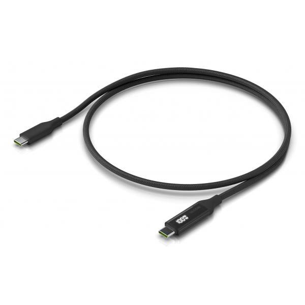 Ubiquiti UACC-Cable-USB-100W-1M-BK cavo USB USB C 0,48 Gbit/s Nero, Grigio (Braided power and data cable - with a double-sided charge - display. 1M - Warranty: 24M)Ubiquiti0810084698891UACC-CABLE-USB-100W-1M-BK
