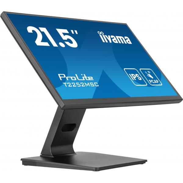 Iiyama ProLite T2252MSC-B2AG Monitor PC 54,6 cm [21.5] 1920 x 1080 Pixel Full HD LCD Touch screen Nero (21.5 T2252MSC-B2AG Touch Monitor - 21.5 Black Touchscreen Monitor Full HD DisplayPort USB and HDMI)Iiyama4948570125180T2252MSC-B2AG