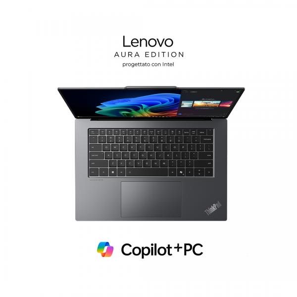 Lenovo ThinkPad X9-15 Gen 1 Copilot+ PC Intel Core Ultra 7 258V Computer portatile 38,9 cm [15.3] 2.8K 32 GB LPDDR5x-SDRAM 1 TB SSD Wi-Fi 7 [802.11be] Windows 11 Pro Grigio QWERTY Italiano (ThinkPad X9-15 G1, Intel Core Ultra 7 258V [LPE-cores up to ...