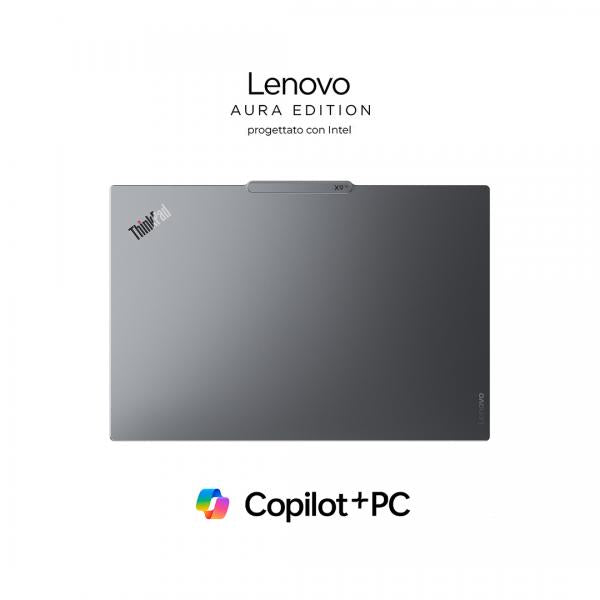 Lenovo ThinkPad X9-15 Gen 1 Copilot+ PC Intel Core Ultra 7 258V Computer portatile 38,9 cm [15.3] 2.8K 32 GB LPDDR5x-SDRAM 1 TB SSD Wi-Fi 7 [802.11be] Windows 11 Pro Grigio QWERTY Italiano (ThinkPad X9-15 G1, Intel Core Ultra 7 258V [LPE-cores up to ...