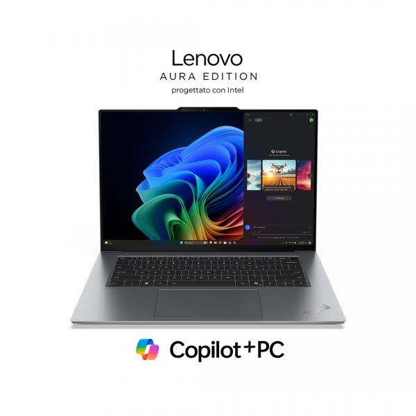 Lenovo ThinkPad X9-15 Gen 1 Copilot+ PC Intel Core Ultra 7 258V Computer portatile 38,9 cm [15.3] 2.8K 32 GB LPDDR5x-SDRAM 1 TB SSD Wi-Fi 7 [802.11be] Windows 11 Pro Grigio QWERTY Italiano (ThinkPad X9-15 G1, Intel Core Ultra 7 258V [LPE-cores up to ...
