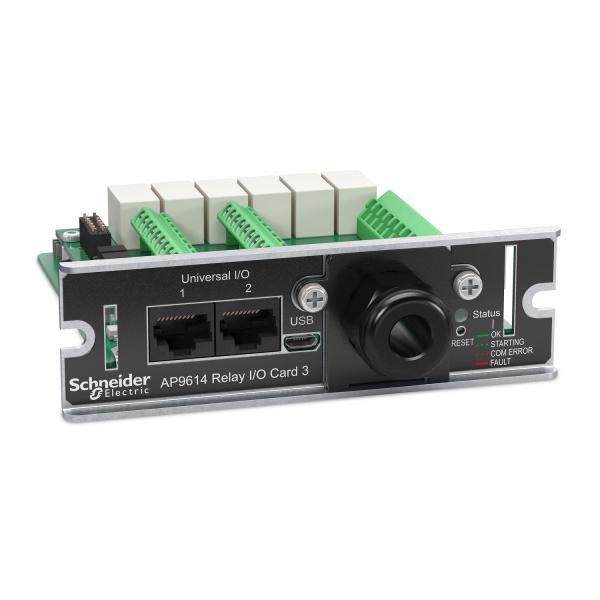 APC AP9614 accessorio per gruppi di continuità [UPS] (Dry contact Management Options Dry Contact I/O Card monitor external UPS environmental sensors output relays and input contacts)Apc0731304733065AP9614