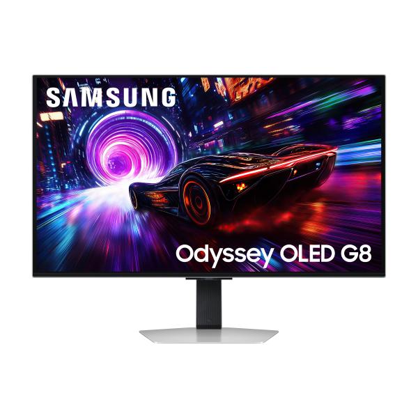Samsung G81SF Monitor PC 81,3 cm [32] 3840 x 2160 Pixel 4K Ultra HD OLED Argento (Samsung 32 Odyssey OLED G8 G81SF 16:9)SamsungLS32FG812SUXEN