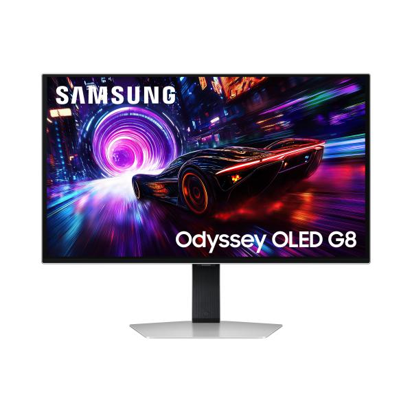 Samsung G81SF Monitor PC 68,6 cm [27] 3840 x 2160 Pixel 4K Ultra HD OLED Argento (Samsung 27 Odyssey OLED G8 G81SF 16:9)SamsungLS27FG812SUXEN