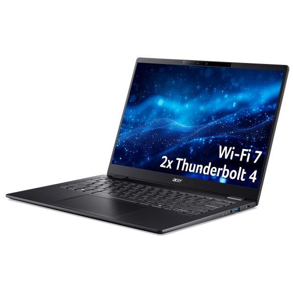 Acer TravelMate P6 14 AI TM P6 U7-256V 16GB 512GB 14 W11P Intel Core Ultra 7 Computer portatile 35,6 cm [14] WQXGA+ LPDDR5x-SDRAM SSD Wi-Fi 7 [802.11be] Windows 11 Pro Nero (ACER TRAVEL P6 U7-256V 16/512 W11P) - Versione UKAcer4711474433770NX.BJLEK.001