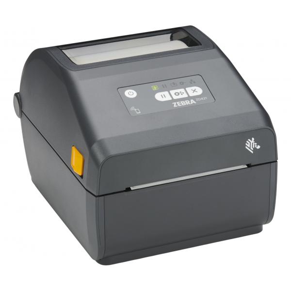 Zebra ZD421 stampante per etichette [CD] Trasferimento termico 203 x 203 DPI 152 mm/s Con cavo e senza cavo Collegamento ethernet LAN Wi-Fi Bluetooth (ZD421 DT 203 DPI USB USB HOST - MODULAR CONNECTIVITY SLOT 802.11)ZebraZD4A042-D0EX02EZ