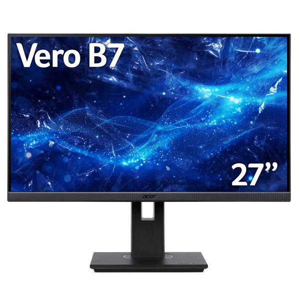 Acer Vero B7 Vero B277UG 27 QHD Monitor Monitor PC 68,6 cm [27] 2560 x 1440 Pixel Quad HD Nero (ACER VERO B277UG 27 UK BLACK)Acer4711474313676UM.HB7EE.G16