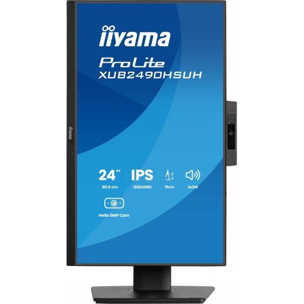 Iiyama XUB2490HSUH-B2 Monitor PC 60,5 cm [23.8] 1920 x 1080 Pixel Full HD LED Nero (iiyama ProLite XUB2490HSUH-B2 - Monitor a LED - 24 [23.8 visualizzabile] - 1920 x 1080 Full HD [1080p] @ 100 Hz - IPS - 250 cd/m? - 1300:1 - 4 ms - HDMI, DisplayPort ...