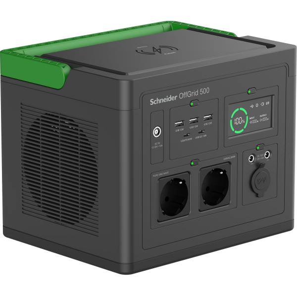 APC PPS500-GR stazione di alimentazione portatile Ioni di Litio 749 W 5,5 kg (SCHNEIDER OFFGRID PORTABLE PWR - STATION 500 517WH LI-ION 2SCHUKO)Apc0731304736882PPS500-GR