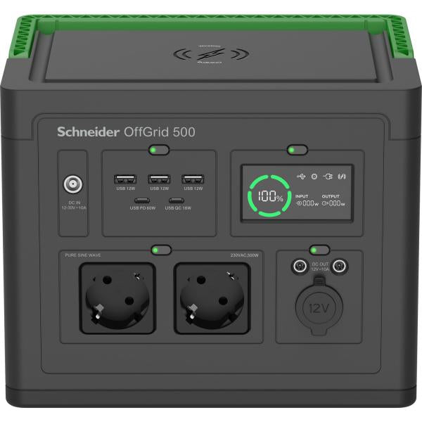 APC PPS500-GR stazione di alimentazione portatile Ioni di Litio 749 W 5,5 kg (SCHNEIDER OFFGRID PORTABLE PWR - STATION 500 517WH LI-ION 2SCHUKO)Apc0731304736882PPS500-GR