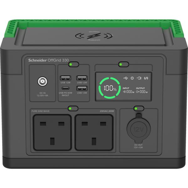 APC PPS330-UK stazione di alimentazione portatile Ioni di Litio 3,3 kg (SCHNEIDER OFFGRID PORTABLE PWR - STATION 330 332WH LI-ION 2 UK SW)Apc0731304736837PPS330-UK