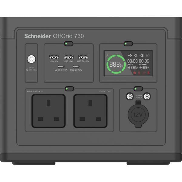 APC PPS730-UK stazione di alimentazione portatile Ioni di Litio 6,4 kg (OFFGRID PORTABLE POWER STATION 730)Apc0731304736851PPS730-UK