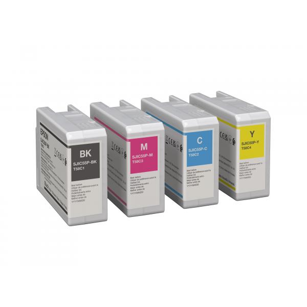 Epson SJIC55[M] cartuccia d'inchiostro 1 pz Originale Magenta (SJIC55[M]: INK CARTRIDGE FOR - COLORWORKS CW-D6500/D6000 [MAGEN)Epson8715946737690C13T58C340