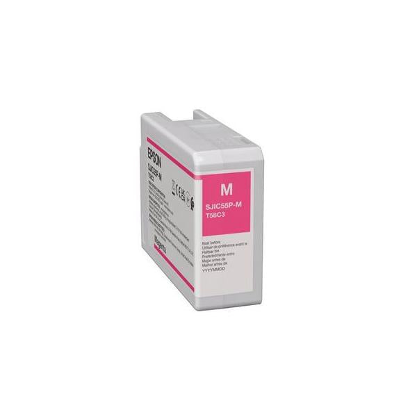 Epson SJIC55[M] cartuccia d'inchiostro 1 pz Originale Magenta (SJIC55[M]: INK CARTRIDGE FOR - COLORWORKS CW-D6500/D6000 [MAGEN)Epson8715946737690C13T58C340