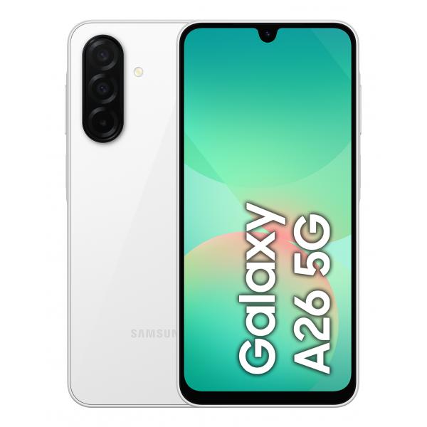 SAMSUNG A26 5G A266/DS WHITE 6/128GBSamsung8806097072874SM-A266BZWVEUE