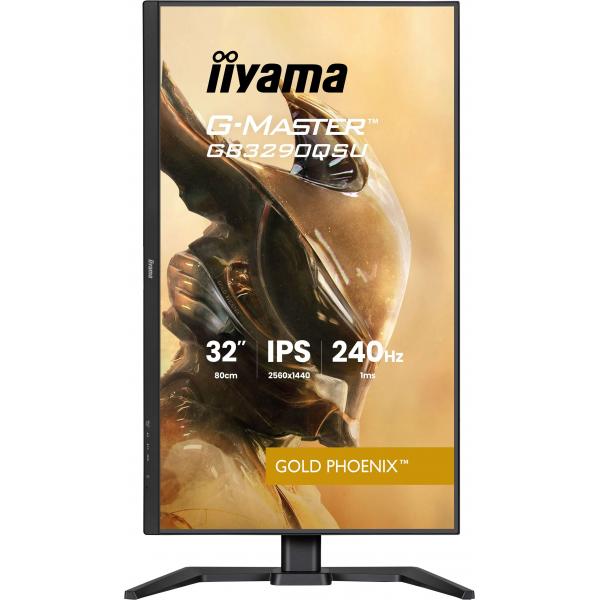 Iiyama G-MASTER GB3290QSU-B1 Monitor PC 80 cm [31.5] 2560 x 1440 Pixel Quad HD LED Nero (iiyama G-MASTER Dominate the game with the 32? QHD Gold Ph)Iiyama4948570124510GB3290QSU-B1