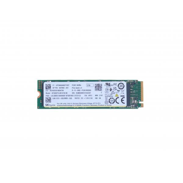 HP Unità SSD PCIe-4x4 da 2 TB (HP - SSD - 2 TB - interno - M.2 2280 - PCIe 4.0 x4 [NVMe])Hp0198990490281B8BD7AA