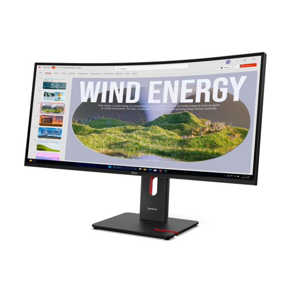 Lenovo ThinkVision T34WD-40 Monitor (ThinkVision T34WD-40 UWQHD/USB-C 34Monitor. WARRANTY: 3YR CCR)Lenovo019815587863364AEGAT1EU