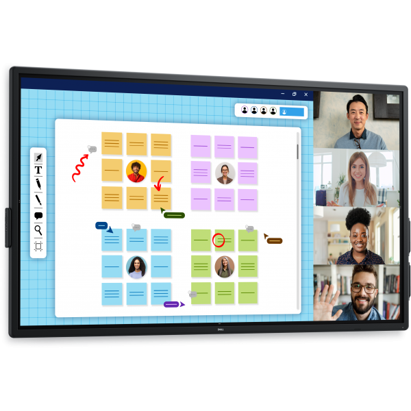 DELL P7525QT 189,2 cm [74.5] LCD 3840 x 2160 Pixel 4K Ultra HD (DELL PRO 75IN PLUS 4K TOUCH - 3840X2160 8MS 400 CD/M2 1200:1)DellDELL-P7525QT