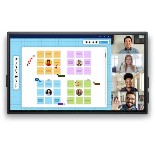 DELL P7525QT 189,2 cm [74.5] LCD 3840 x 2160 Pixel 4K Ultra HD (DELL PRO 75IN PLUS 4K TOUCH - 3840X2160 8MS 400 CD/M2 1200:1)DellDELL-P7525QT