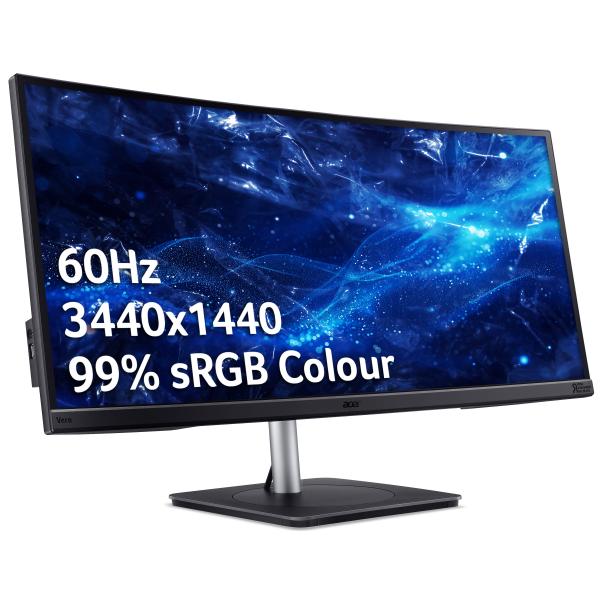 Acer CB3 Vero CB343CURDbemiiphcuzx Monitor Monitor PC 86,4 cm [34] 3440 x 1440 Pixel UltraWide Quad HD LED Nero (ACER VERO CB343CURD 86CM 34INCH)Acer4711474383778UM.CB3EE.D09