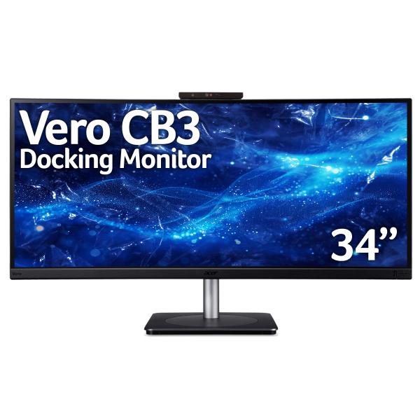 Acer CB3 Vero CB343CURDbemiiphcuzx Monitor Monitor PC 86,4 cm [34] 3440 x 1440 Pixel UltraWide Quad HD LED Nero (ACER VERO CB343CURD 86CM 34INCH)Acer4711474383778UM.CB3EE.D09