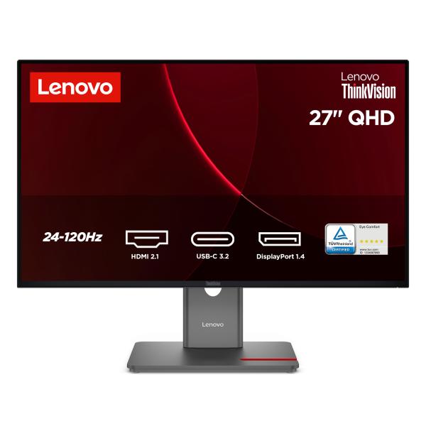 Lenovo ThinkVision P27Q-40 Monitor (ThinkVision P27q-40 27 QHD USB-Hub Monitor. WARRANTY: 3YR CCR)Lenovo64A7GAT6EU