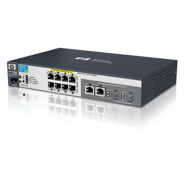 Hewlett Packard Enterprise ProCurve 2520-8-PoE Gestito L2 Fast Ethernet [10/100] Nero 1U Supporto Power over Ethernet [PoE] (J9137-69001 HP PROCURVE 2520-8-POE SWITCH)Hpe4053162572638J9137-69001