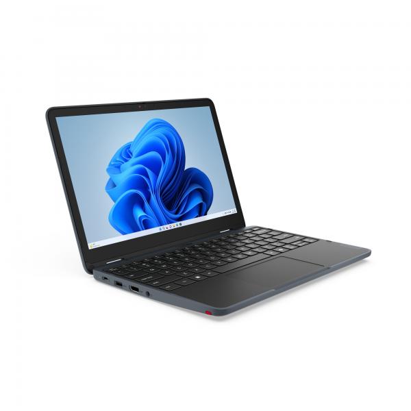 Lenovo 300w 2-in-1 Gen 5 Intel N N150 Ibrido [2 in 1] 29,5 cm [11.6] Touch screen HD 8 GB LPDDR5-SDRAM 128 GB UFS Wi-Fi 6E [802.11ax] Windows 11 Pro Grigio Inglese (Lenovo 300w 2-in-1 Gen 5 83LF - Flip design - Intel N-series - N150 / up to 3.6 GHz -...