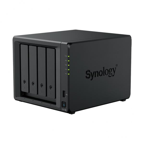 Synology DiskStation DS925+ server NAS e di archiviazione Ryzen Embedded V1500B 4 GB DDR4 0 TB Nero (Synology Disk Station DS925+ - NAS server - 4 bays - SATA-600 / NVMe - HDD - RAID JBOD, 0, 1, 5, 6, 10 - RAM 4 GB - 2.5 Gigabit Ethernet - iSCSI supp...