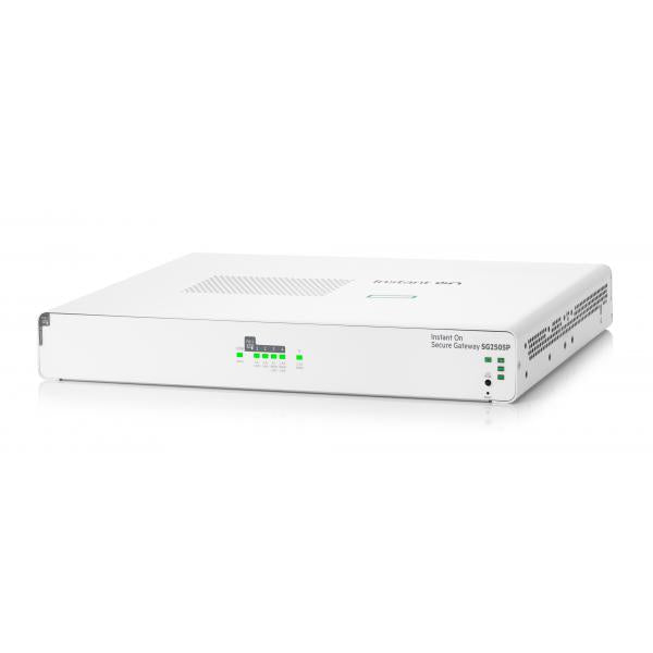 HPE Networking Instant On Secure Gateway 5-port SmartRate 2.5G PoE+ 64W SG2505P (HPE Networking Instant On SG2505P - Gateway - secure, SmartRate - 5 ports - 2.5G)HpeS0G34A