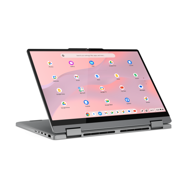 Lenovo Chrome 2in1 14IRU10 Intel Core 5 120U Chromebook 35,6 cm [14] Touch screen WUXGA 8 GB LPDDR5-SDRAM 128 GB UFS Wi-Fi 6E [802.11ax] ChromeOS Inglese Grigio (^CB PLUS 2IN1 I5-120U 8/128 CHROME) - Versione UKLenovo019815655382983LL0002UK