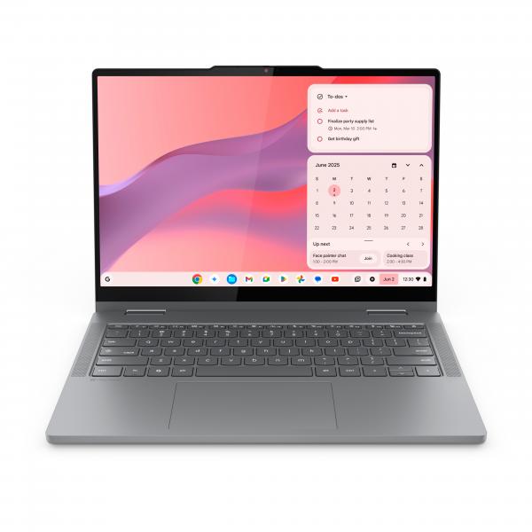 Lenovo Chrome 2in1 14IRU10 Intel Core 5 120U Chromebook 35,6 cm [14] Touch screen WUXGA 8 GB LPDDR5-SDRAM 128 GB UFS Wi-Fi 6E [802.11ax] ChromeOS Inglese Grigio (LENOVO CHROME PLUS 2IN1 - ULTRA5-120U 14IN TOUCH COS 8GB 1) - Versione UKLenovo019815655...