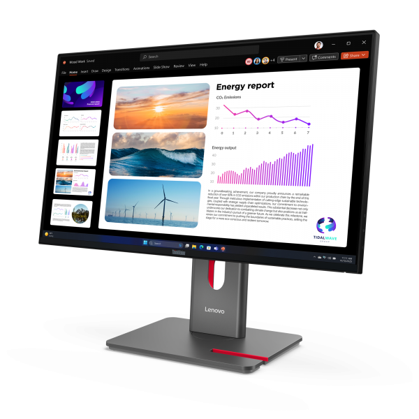 Lenovo ThinkVision P24Q-40 Monitor (ThinkVision P24Q-40 QHD/IPS/DP Monitor. WARRANTY: 3YR CCR)Lenovo64B2GAT1EU