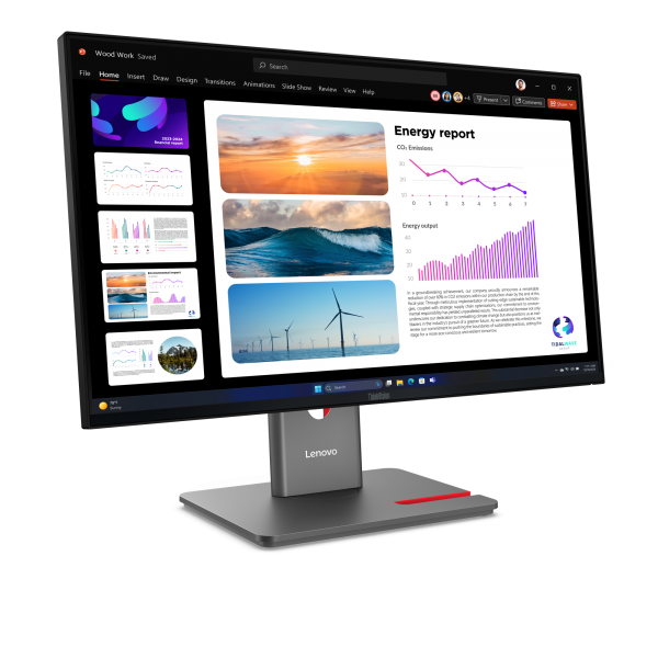 Lenovo ThinkVision P24Q-40 Monitor (ThinkVision P24Q-40 QHD/IPS/DP Monitor. WARRANTY: 3YR CCR)Lenovo64B2GAT1EU