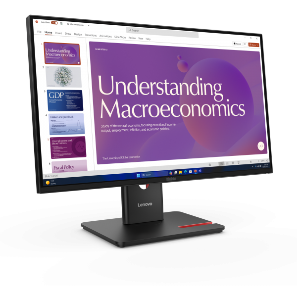 Lenovo ThinkVision T24D-40 Monitor (ThinkVision T24d-40 FHD/Speaker24''Monitor. WARRANTY: 3YR CCR)Lenovo64B9GAT1EU