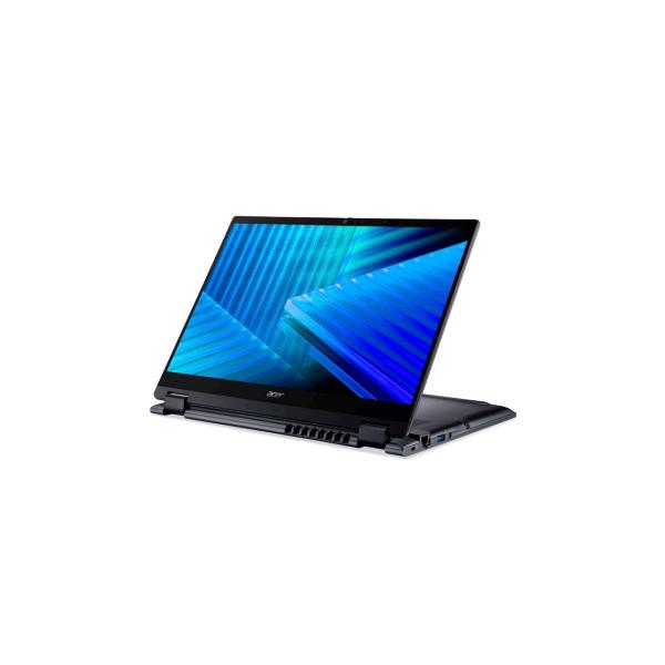 Acer TravelMate TMP414RN-55-TCO-57LZ Intel Core Ultra 5 225U Ibrido [2 in 1] 35,6 cm [14] Touch screen WUXGA 16 GB DDR5-SDRAM 512 GB SSD Wi-Fi 7 [802.11be] Windows 11 Pro Tedesco Blu (ACER TM SPIN P4 P414RN-55 14 - WUXGA ULTRA 5 225U 16/512GB W11P) -...