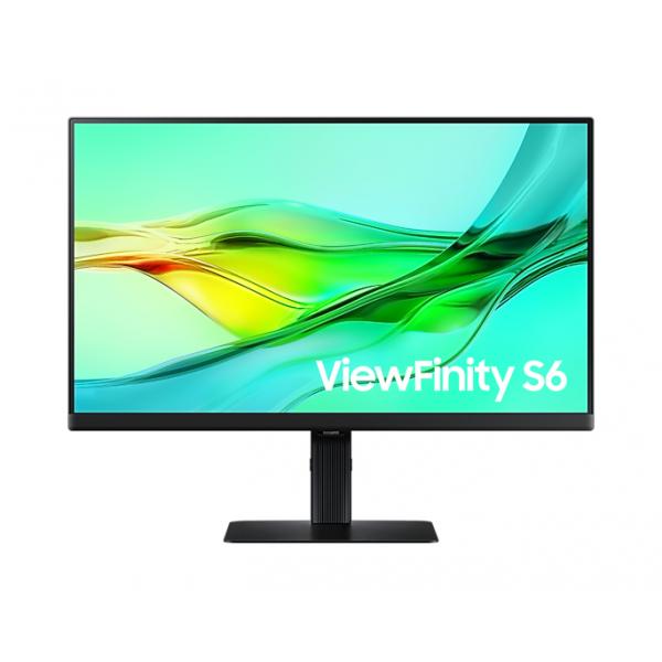 Samsung 24 S24D604 Monitor PC 61 cm [24] 2560 x 1440 Pixel Dual QHD Nero (Samsung ViewFinity S6 S24D604UEU skrm)Samsung8806097483984LS24D604UEUXXE