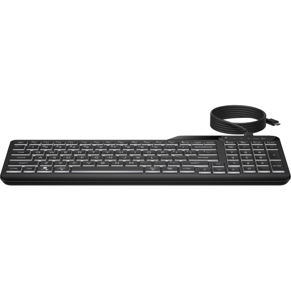 HP Tastiera cablata retroilluminata multidispositivo 405 (HP 405 - tastatur - multienhed - 65% [)Hp7N7C1AA#UUW